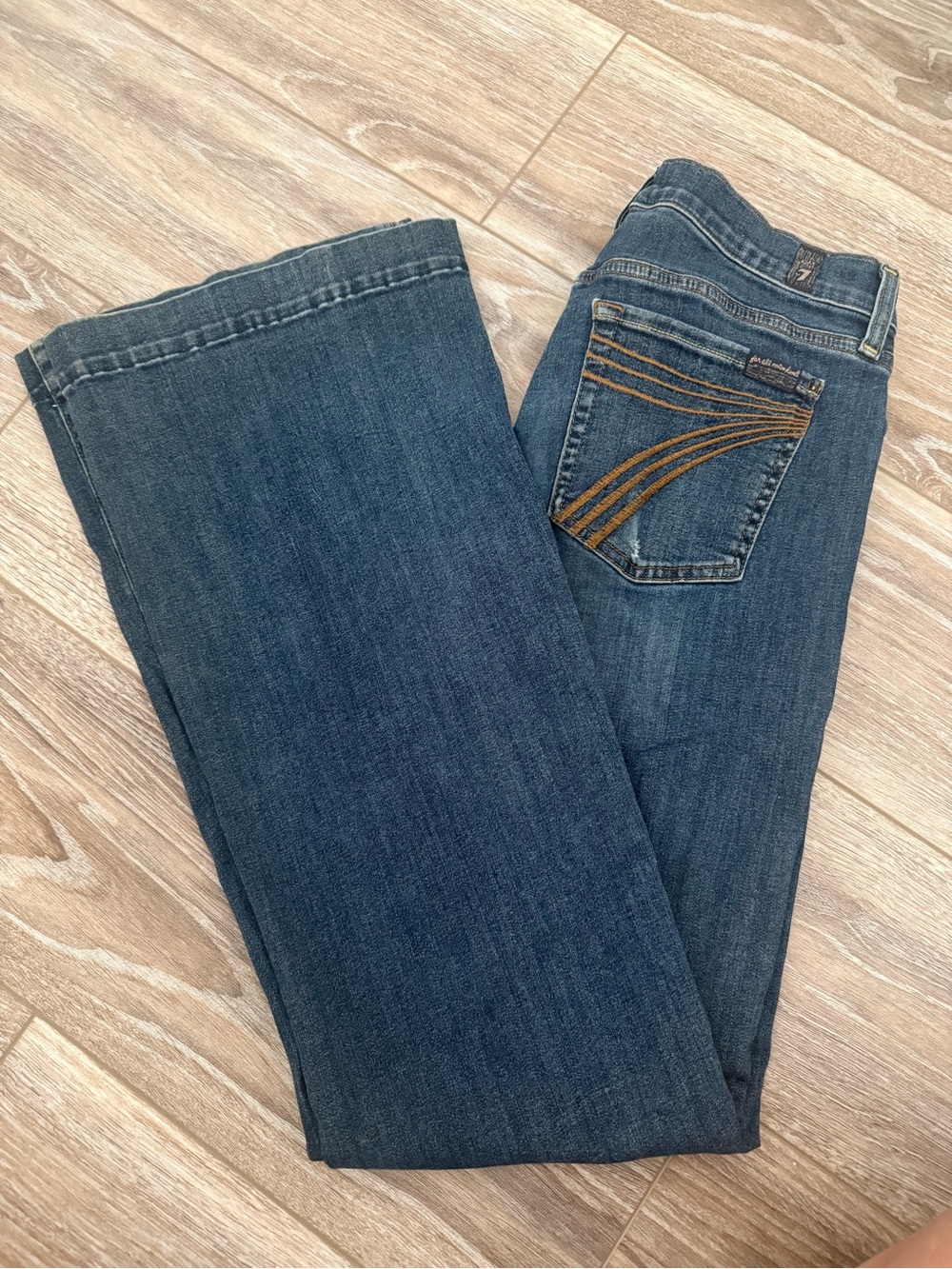 7 For All Mankind 29L Women's Dark Blue Bootcut Jeans